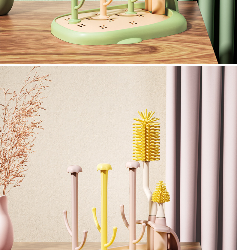 多用途に使えるベビー用水切りラック