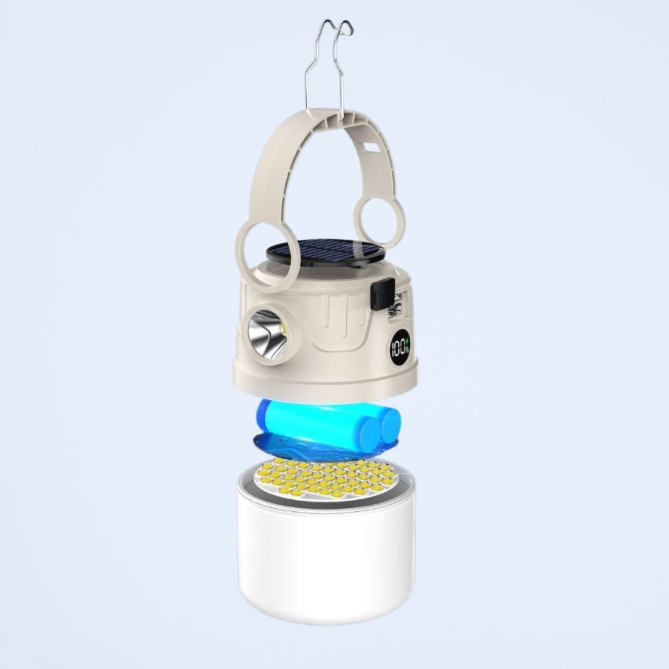 캠핑등 태양광 충전식 장시간 지속 텐트등