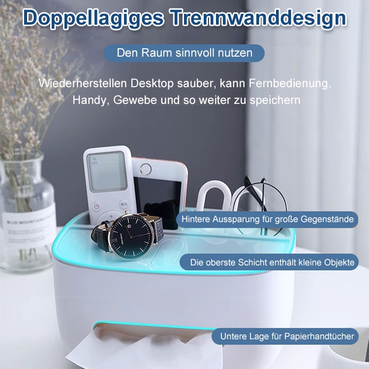 Nordische einfache multifunktionale kreative Taschentuchbox