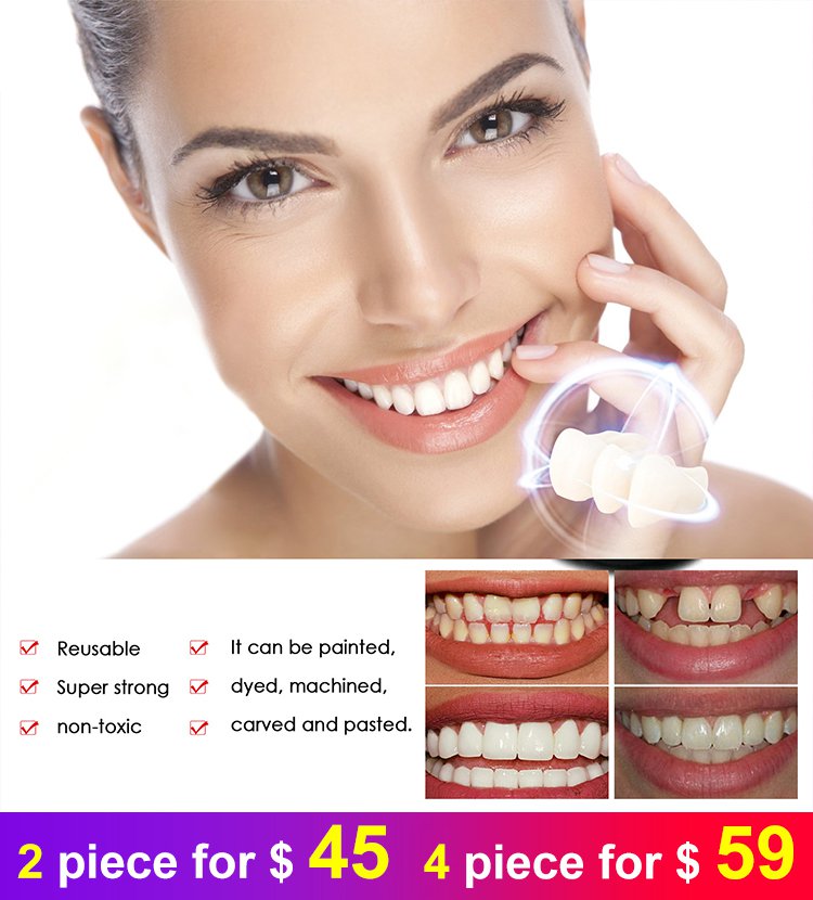 Whitening artificial teeth dentures