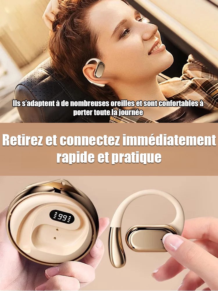 Traduit en 144 langues Écouteurs de traduction intelligents Bluetooth haute vitesse