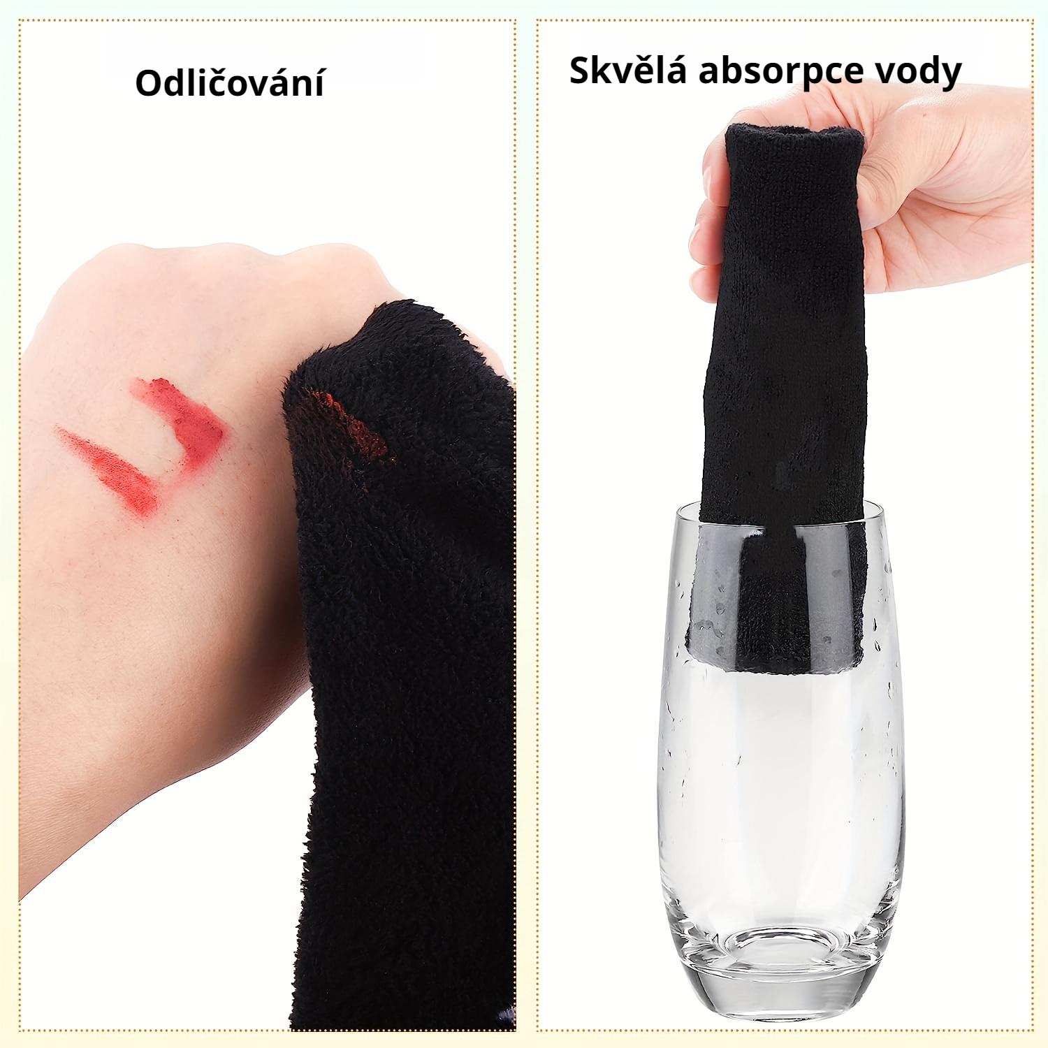 Kuchyňská savá utěrka na nádobí, vhodná pro suché i mokré použití, domácí čistící utěrka na stůl