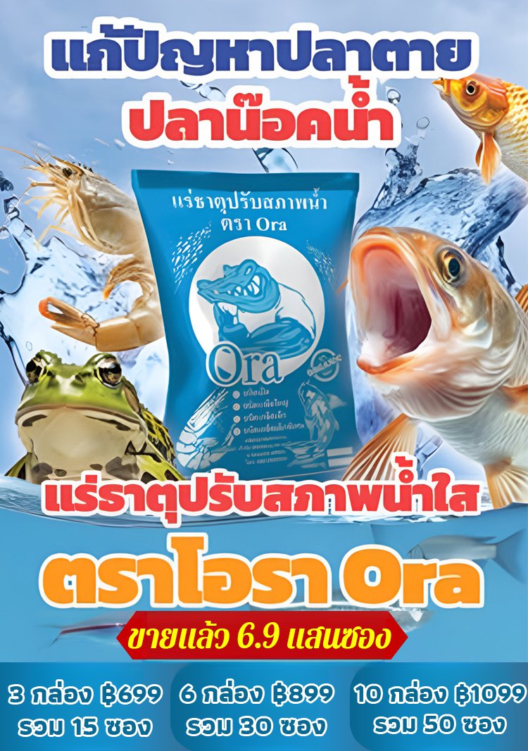 【สำหรับบ่อปลาและตู้ปลา】แร่ธาตุปรับสภาพน้ำ