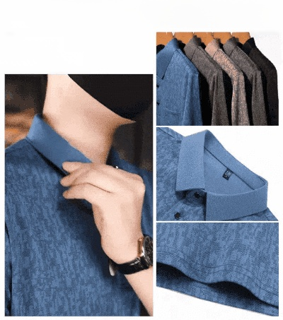 남성용 캐주얼  패션 긴팔 폴로티