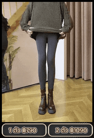  【เก็บหน้าท้องสองชั้น】กางเกงรัดรูปเอวสูงยกสะโพก