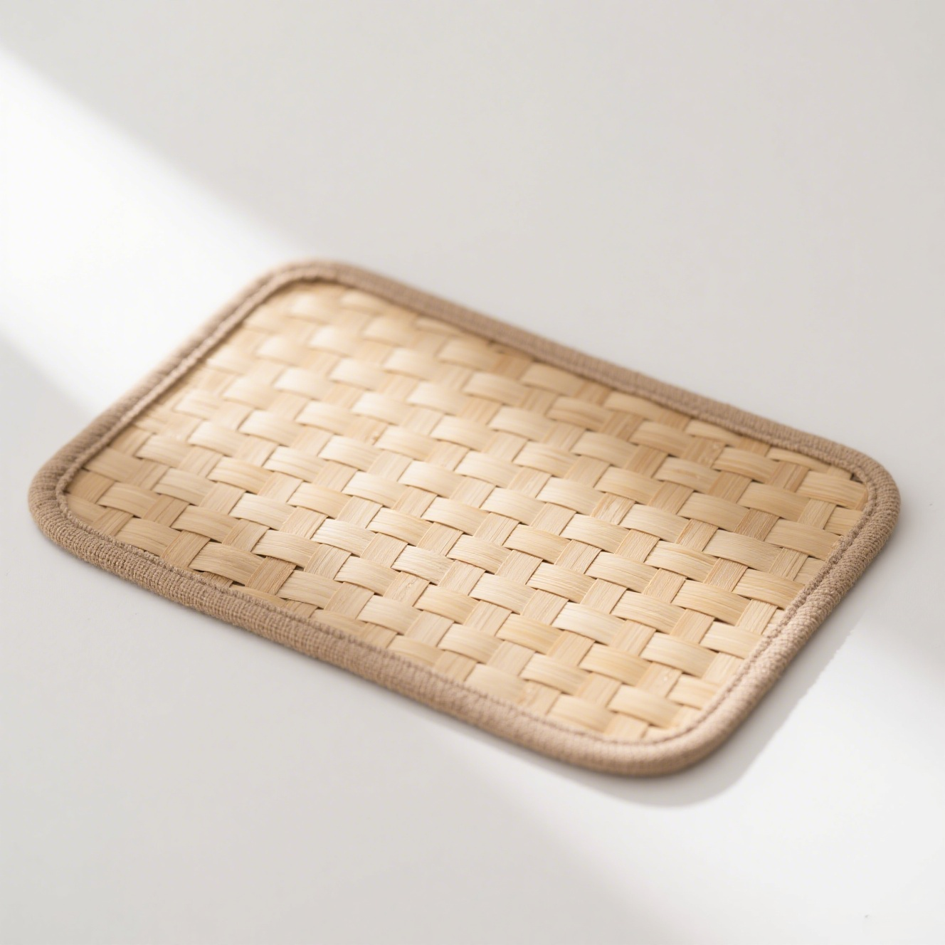 手作り籐編みコースター5枚セット