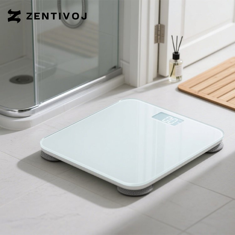 家用智慧電子健康體重計外觀展示