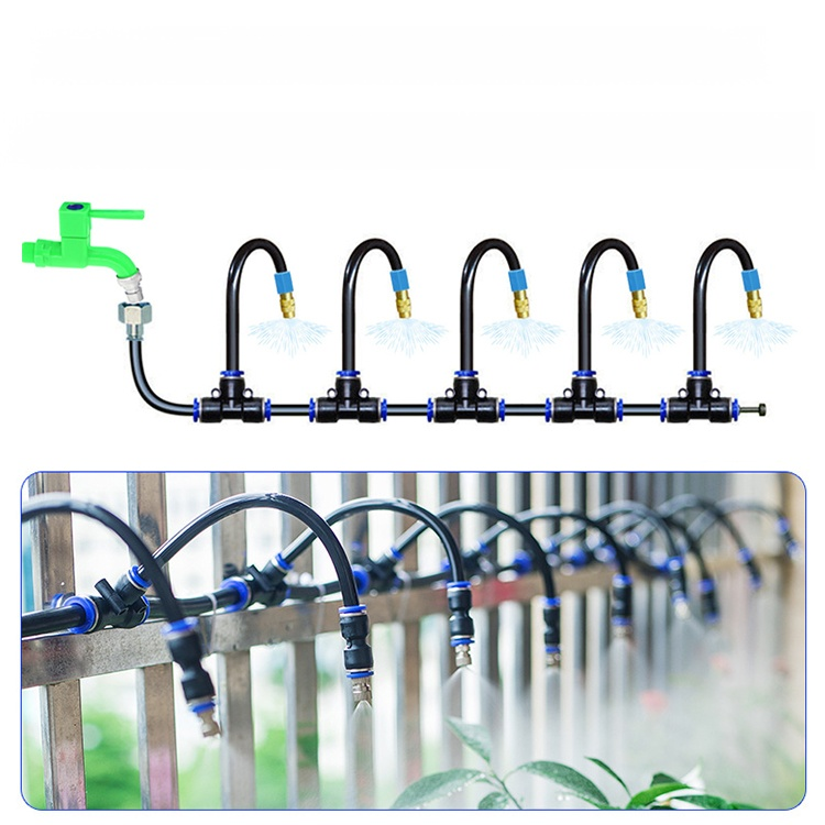 Uniwersalny zestaw do podlewania kwiatów z możliwością regulacji kąta, z miedzianymi ustami