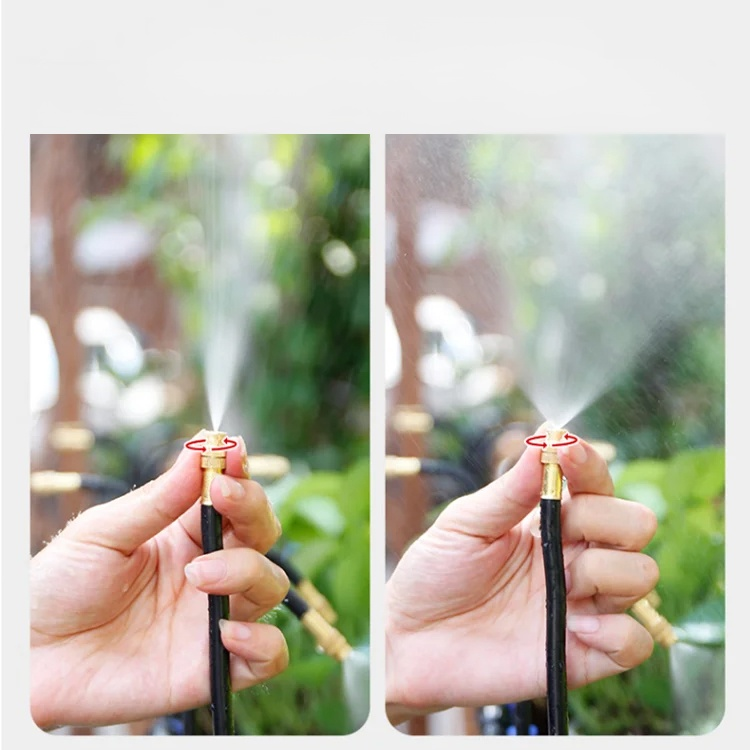 Uniwersalny zestaw do podlewania kwiatów z możliwością regulacji kąta, z miedzianymi ustami