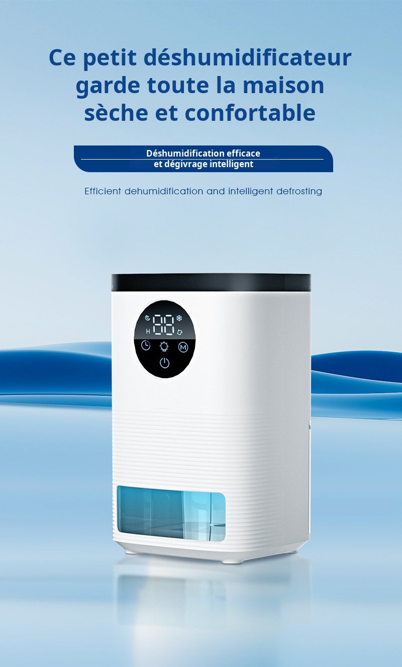 Mini déshumidificateur compact pour dortoir