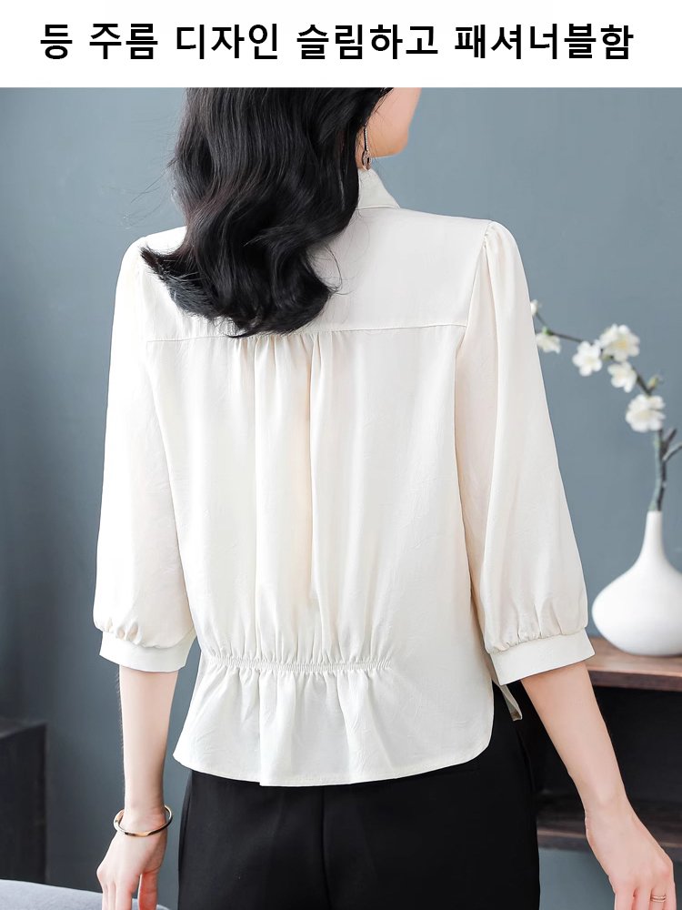 【INS 핫 리스트】슬림핏 패션 블라우스