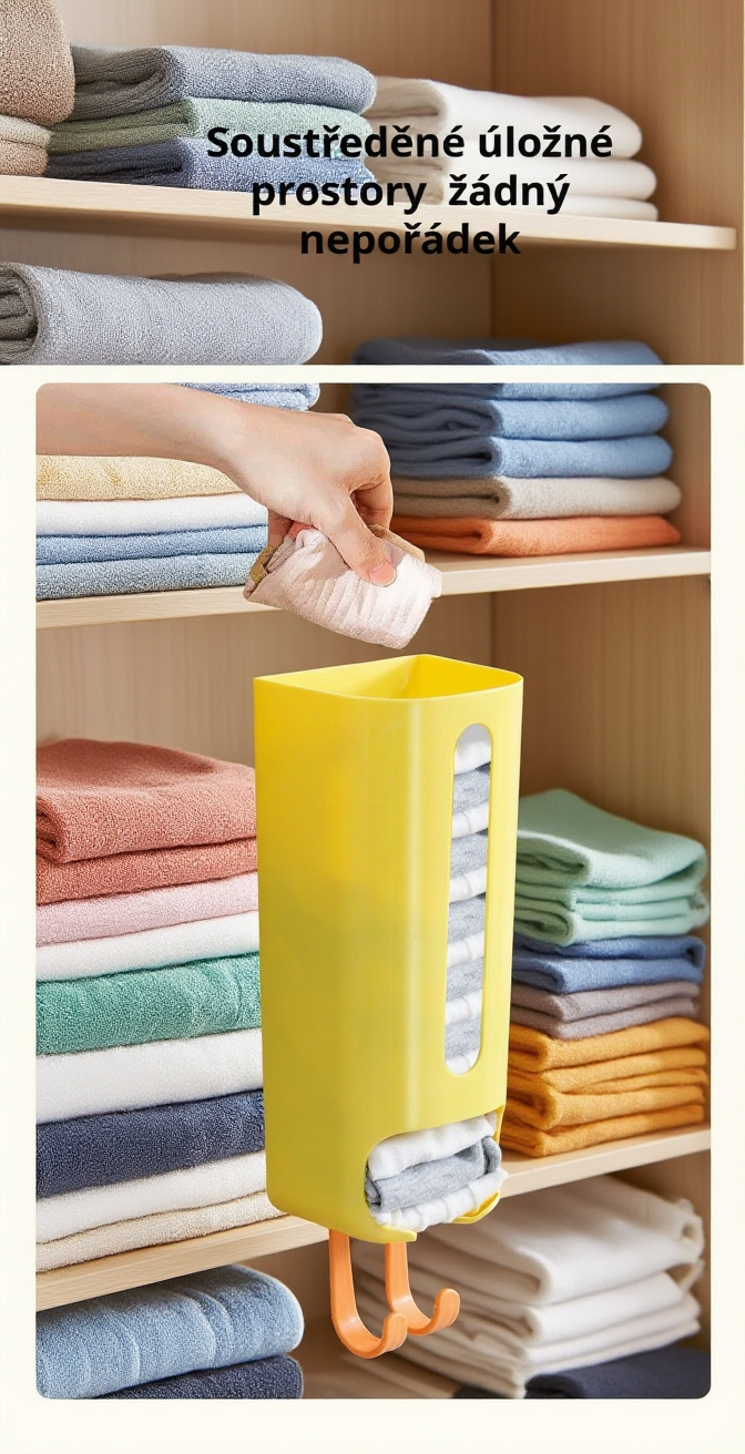 Praktický úložný prostor s originálním designem