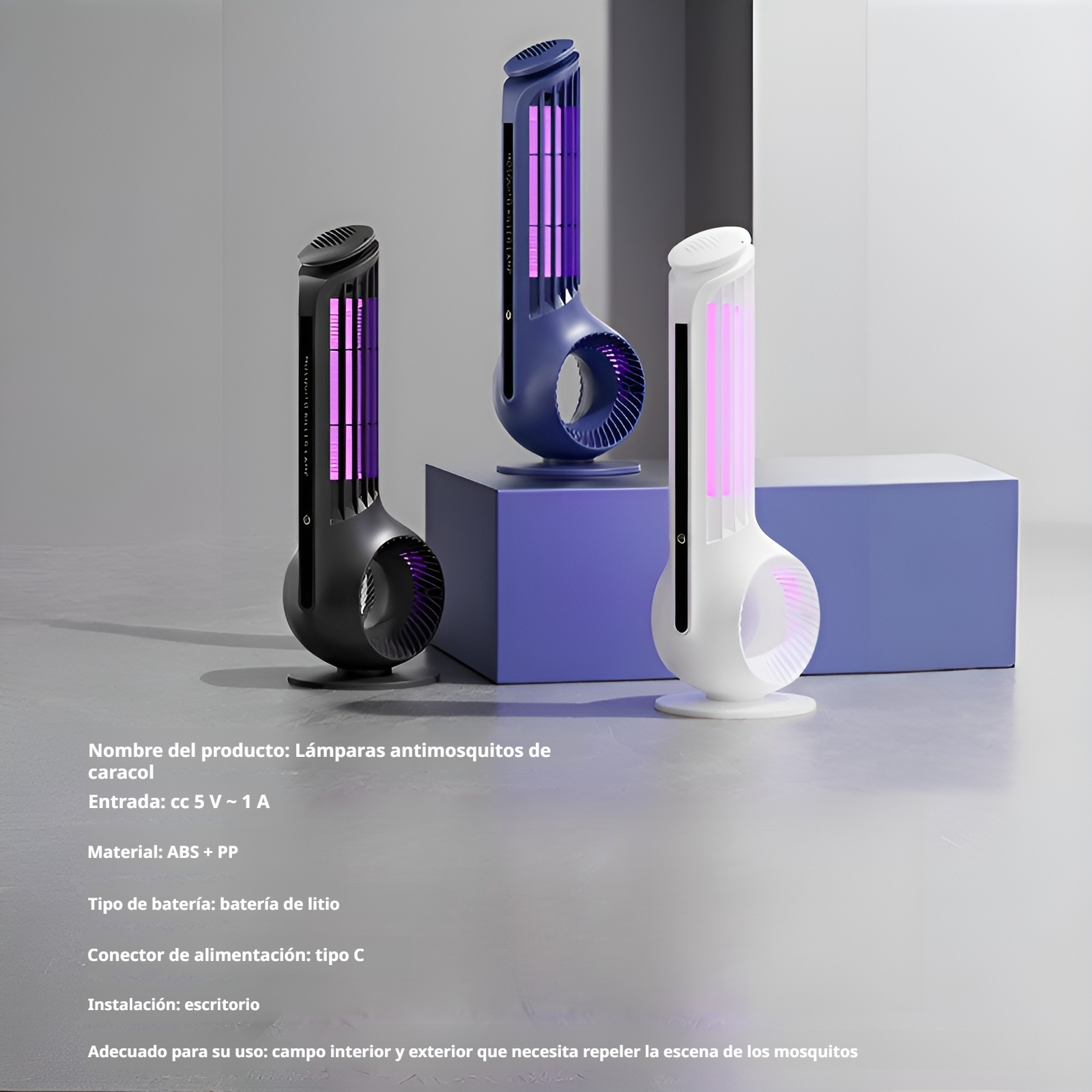 Trampa para mosquitos y lámpara asesina