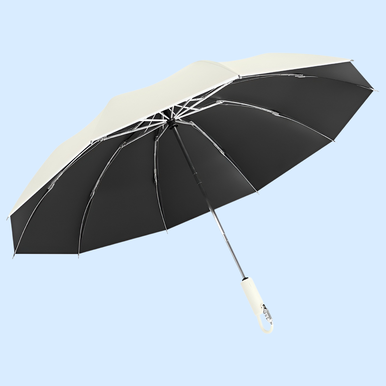 블랙 젤 자외선 차단 자동 우산