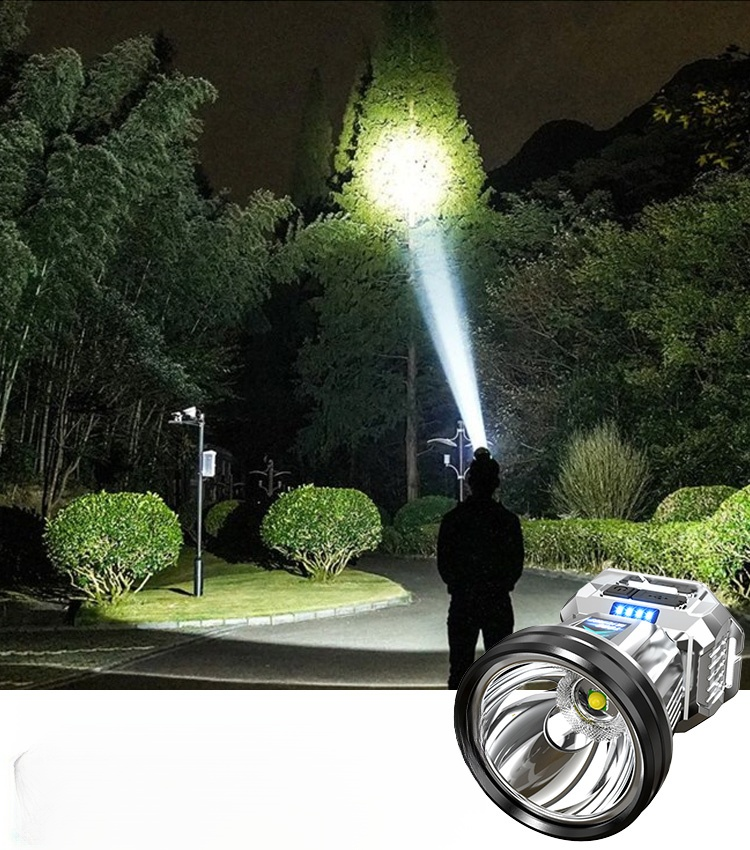 신형 독일 XPG 고출력 헤드램프[보조배터리로 착용 가능]