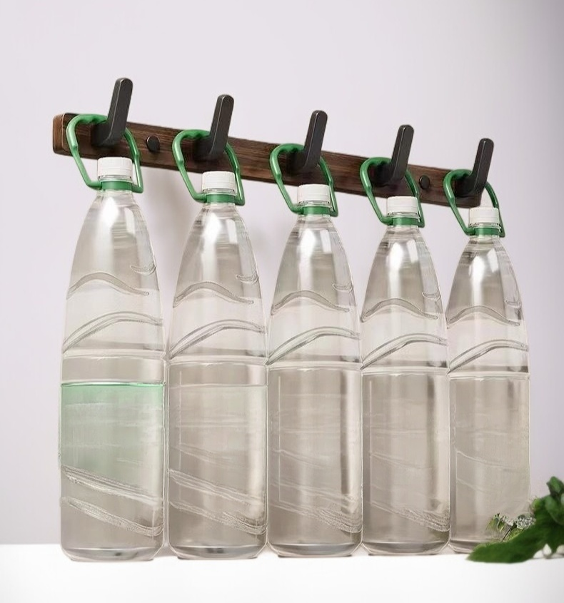 Multi-functional door hook for jackets and bags