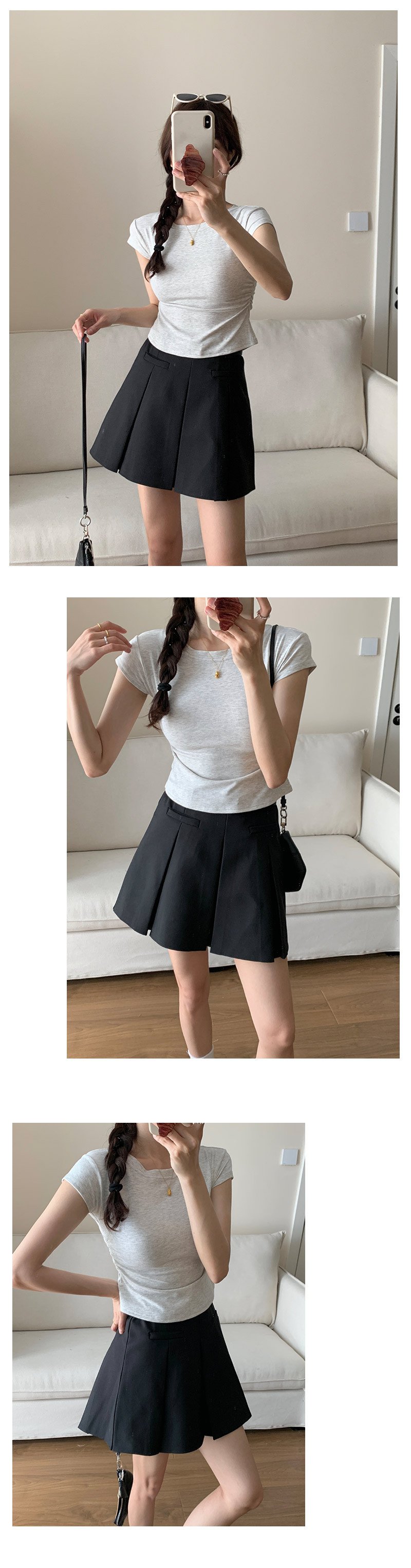 オフィスカジュアルにも使える上品なトップス