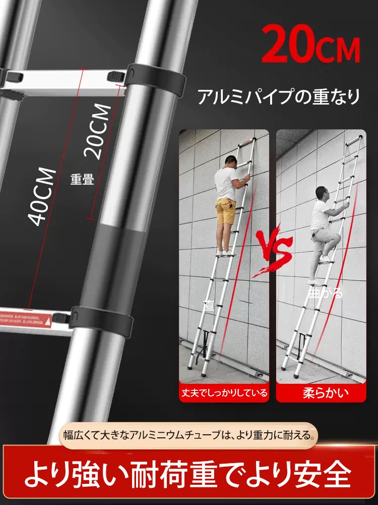 多機能伸縮はしご