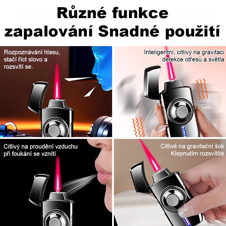 Řekněte hlasový příkaz 'zapálit' ✨ a plamen se rozpozná během milisekundy.