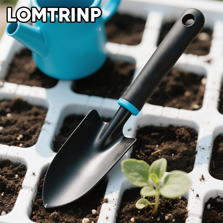 Pala de jardinería ergonómica para plantar y cavar