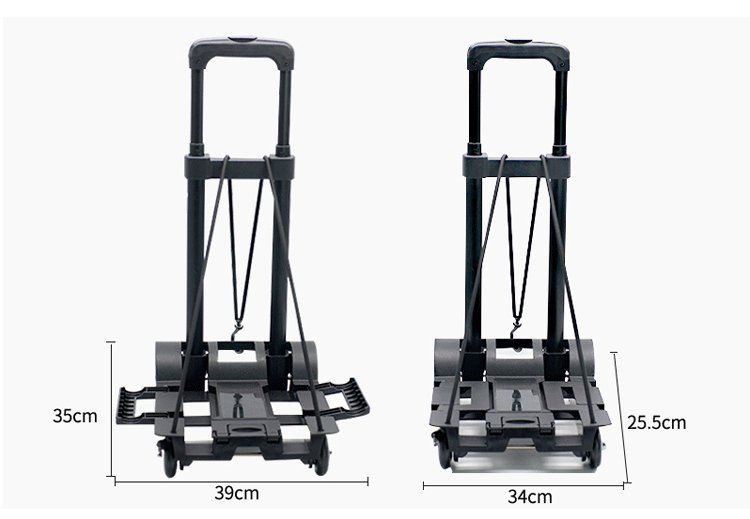 【キャリーカート】折り畳み可能、コンパクト、軽量、耐荷重、丈夫