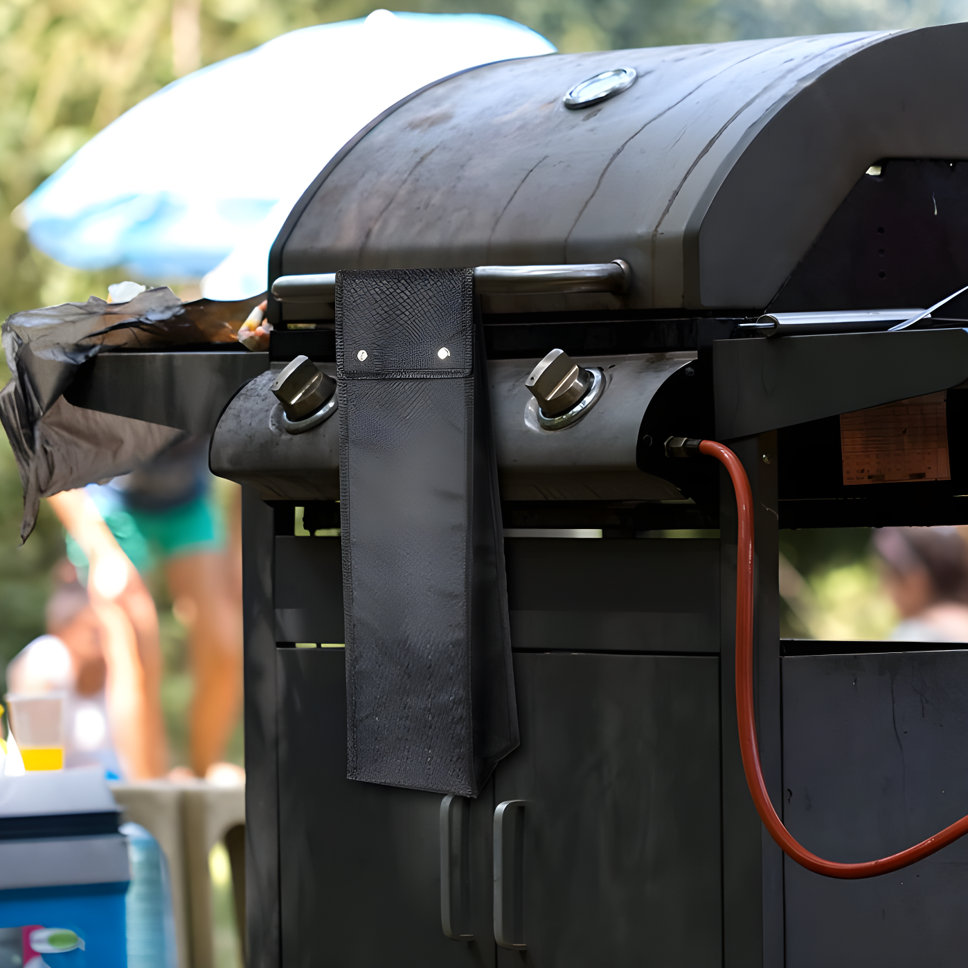 Multi-purpose BBQ tool organizer with compartments