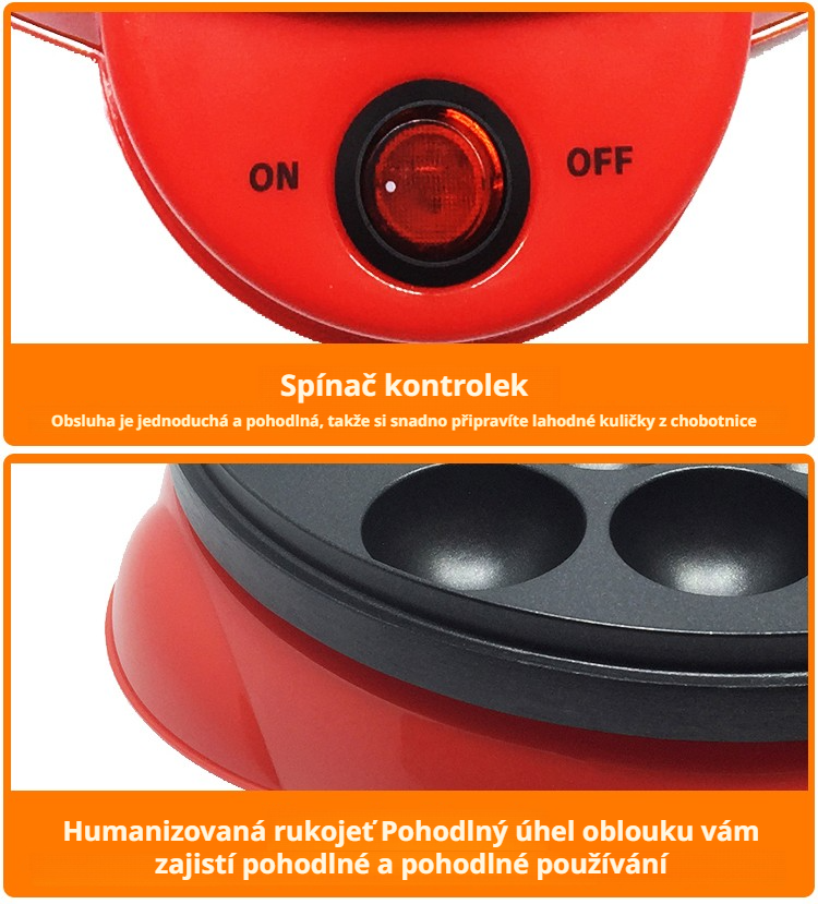 Kvalitní materiál pečícího stroje na chobotnicové kuličky