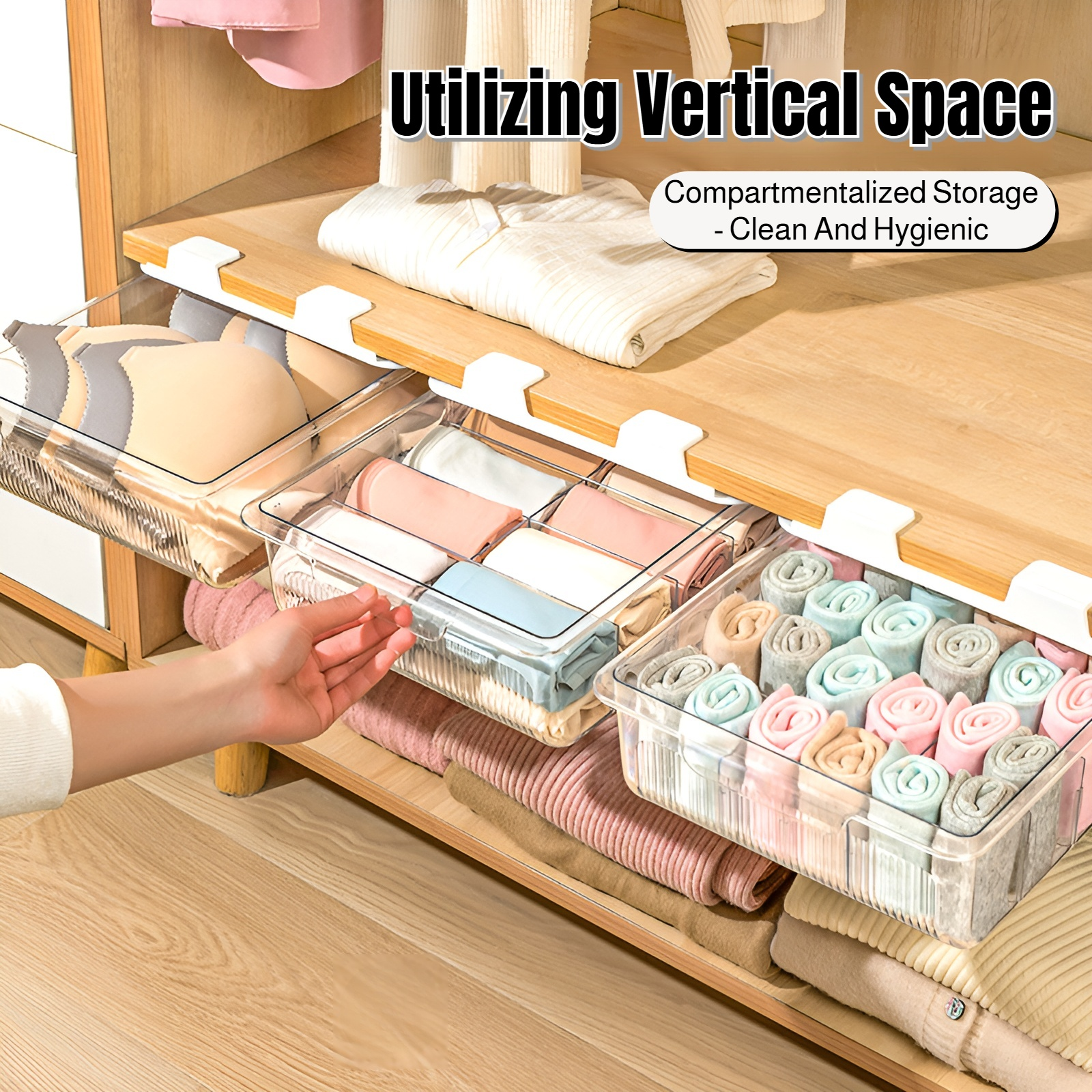 Underwear storage box