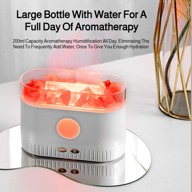 Crystal Colorful Ambient Lights Mute Aromatherapy Humidifier