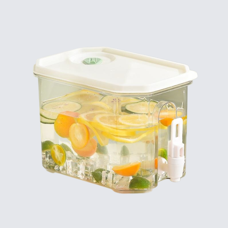 家用高顏值大容量冷水壺帶龍頭冰箱涼水壺夏季水果茶壺