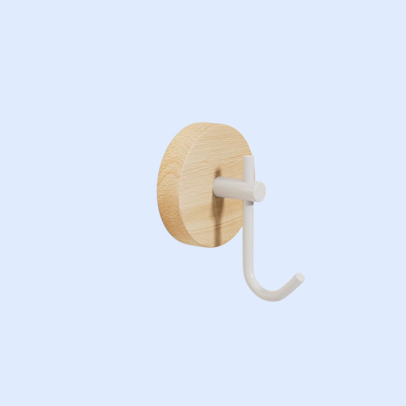 クルミ材の強力吸盤フック