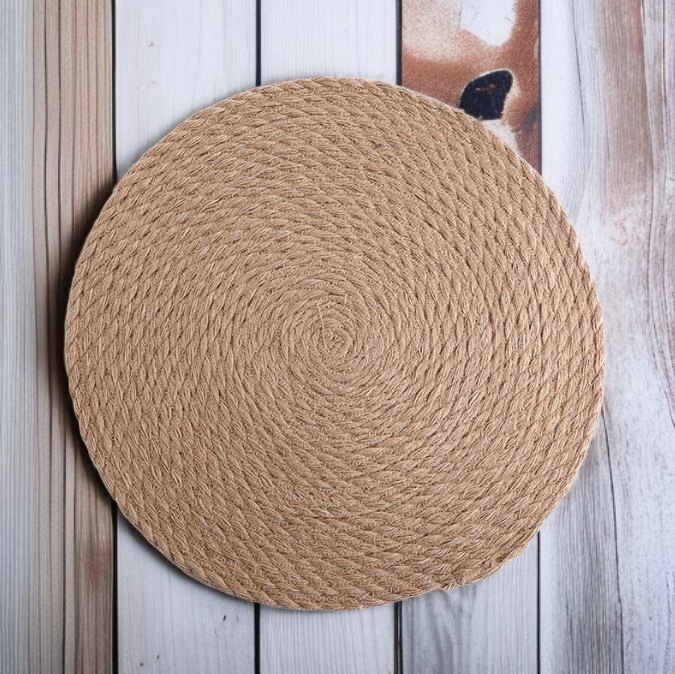 두꺼운 리넨 파마 방지 단열 쿠션