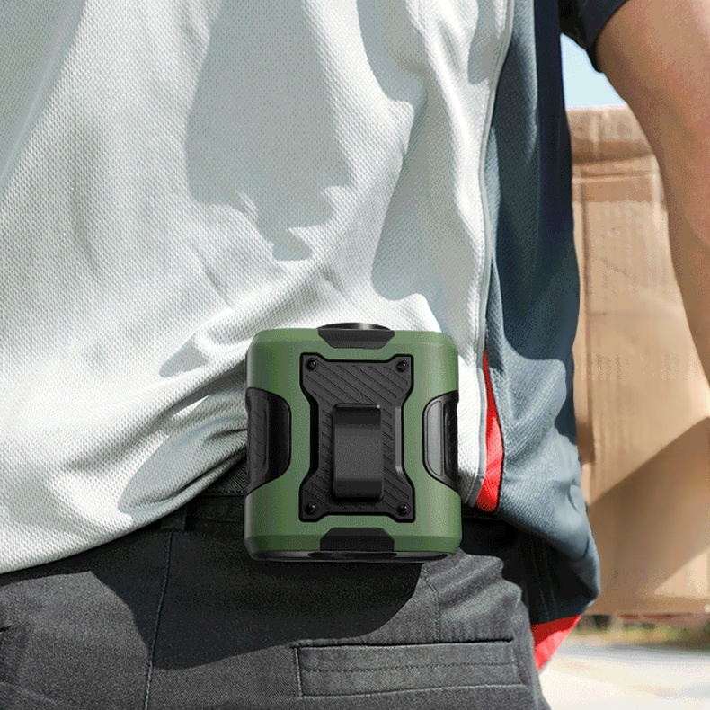 新しいスタイルの腰掛けファン屋外USBパワーバンク小型ファンデュアル目的大型風力ミニ腰掛けファンパワーバンク照明