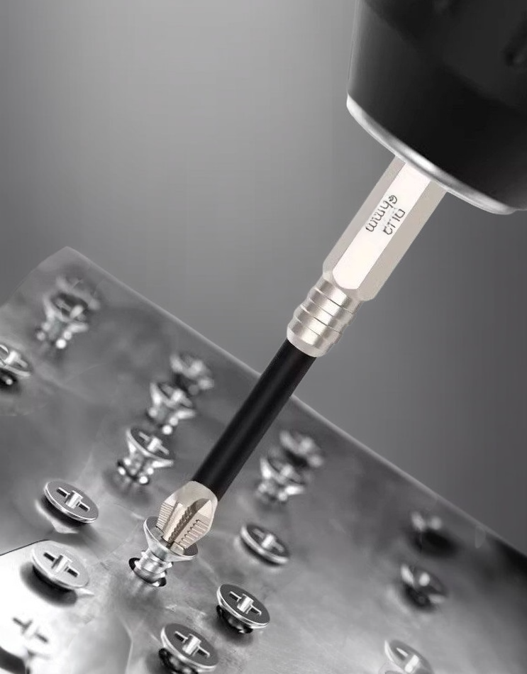 ねじ付きクロス強力磁気ドリルヘッド超硬質六角セット