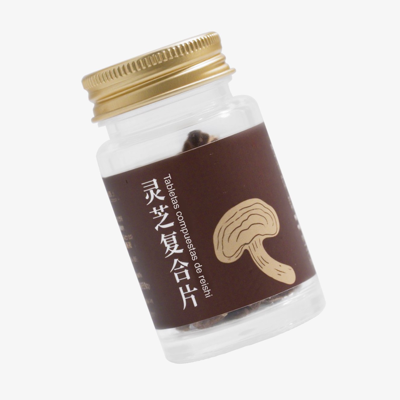 Comprimidos compuestos de Reishi (2 frascos, 60 cápsulas por frasco)