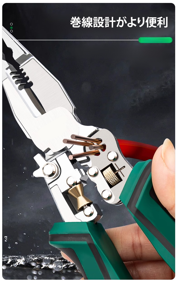 人間工学デザインの持ちやすいハンドル