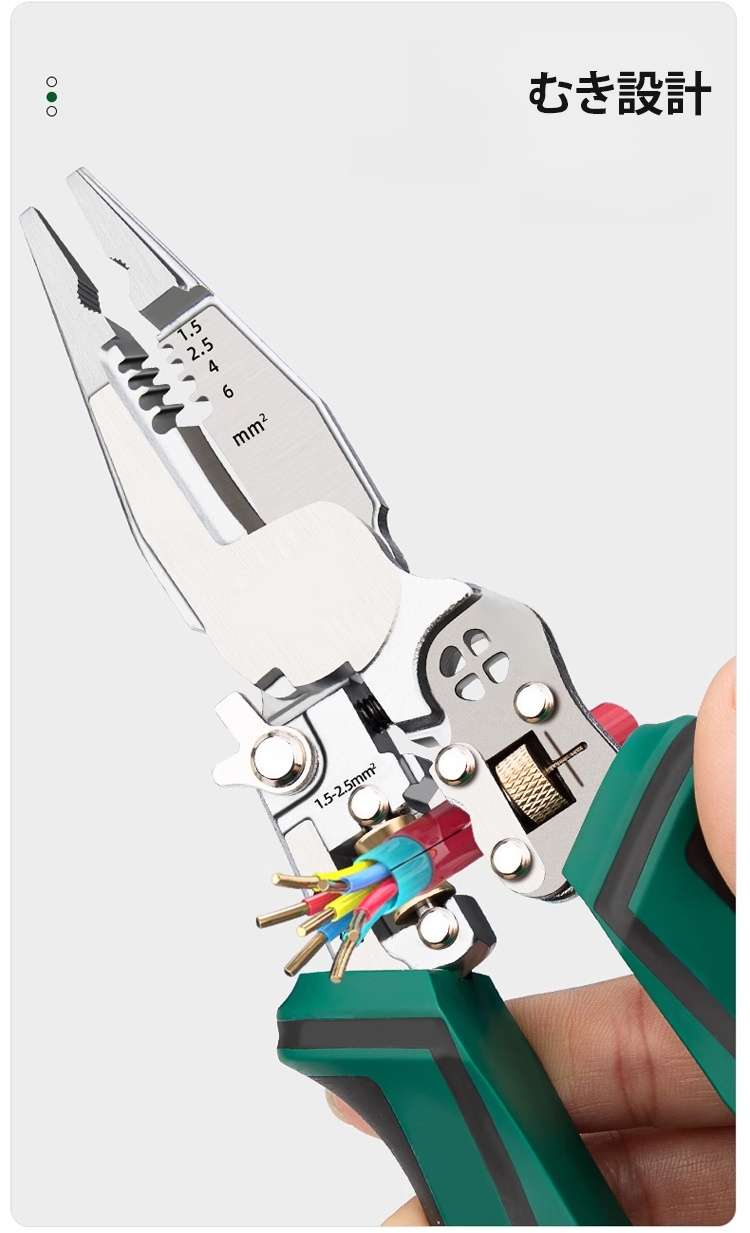 DIY作業で活躍する10-in-1ペンチ