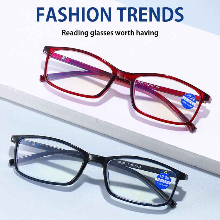 New retro coated anti-blue light reading glasses