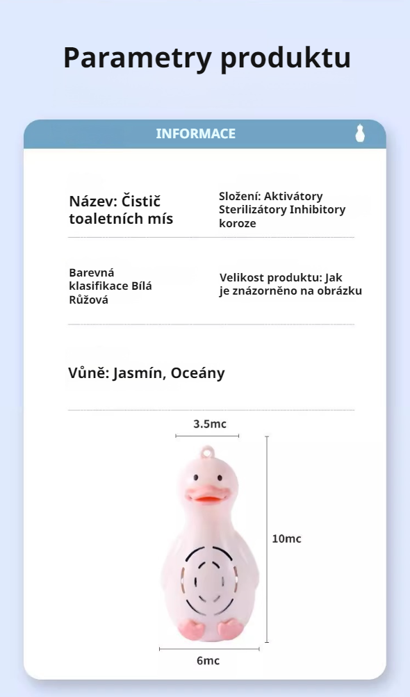 Ekologický čistič toalety pro děti