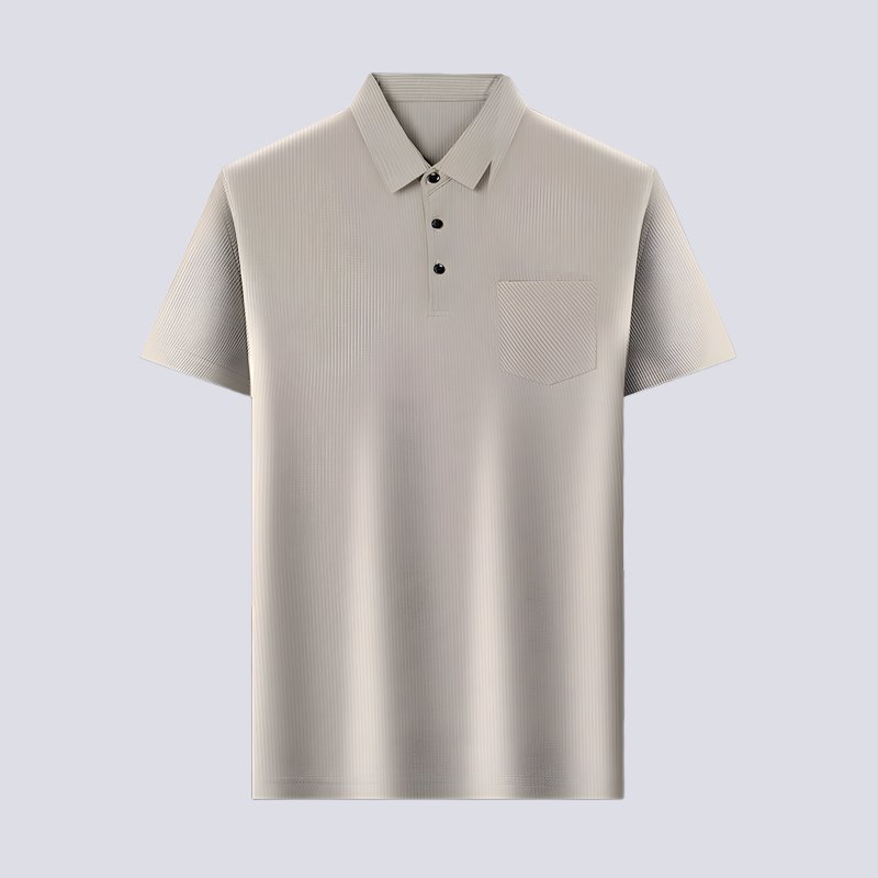 남성 아이스 터틀넥 반팔