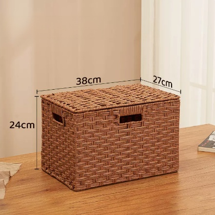 草を使った おしゃれな収納ボックス