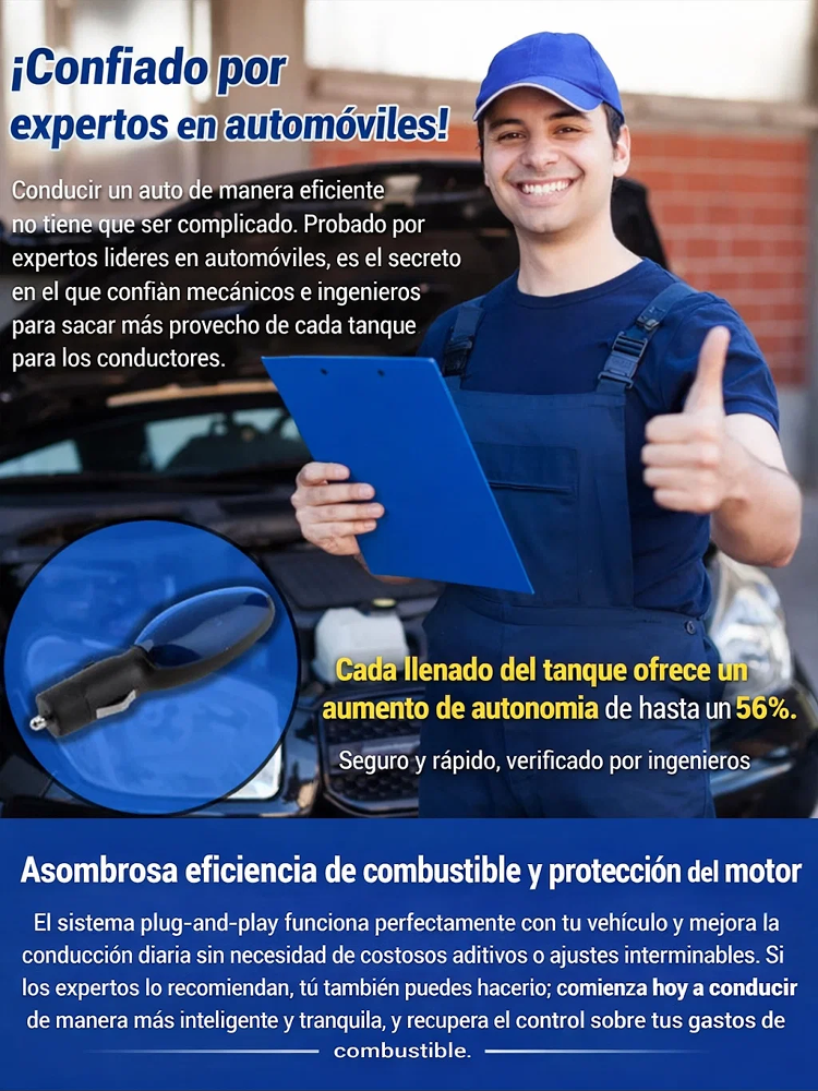 Ahorrador de combustible para automóviles
