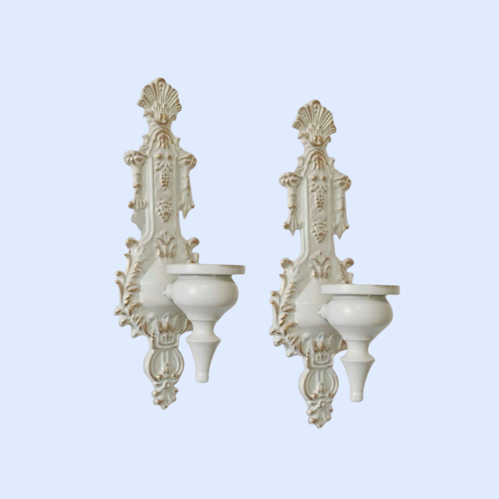 アメリカンスタイルのアイアンウォールキャンドルホルダー