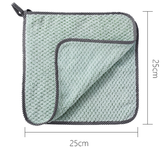 Coral fleece strong water absorption non-oil oil rag