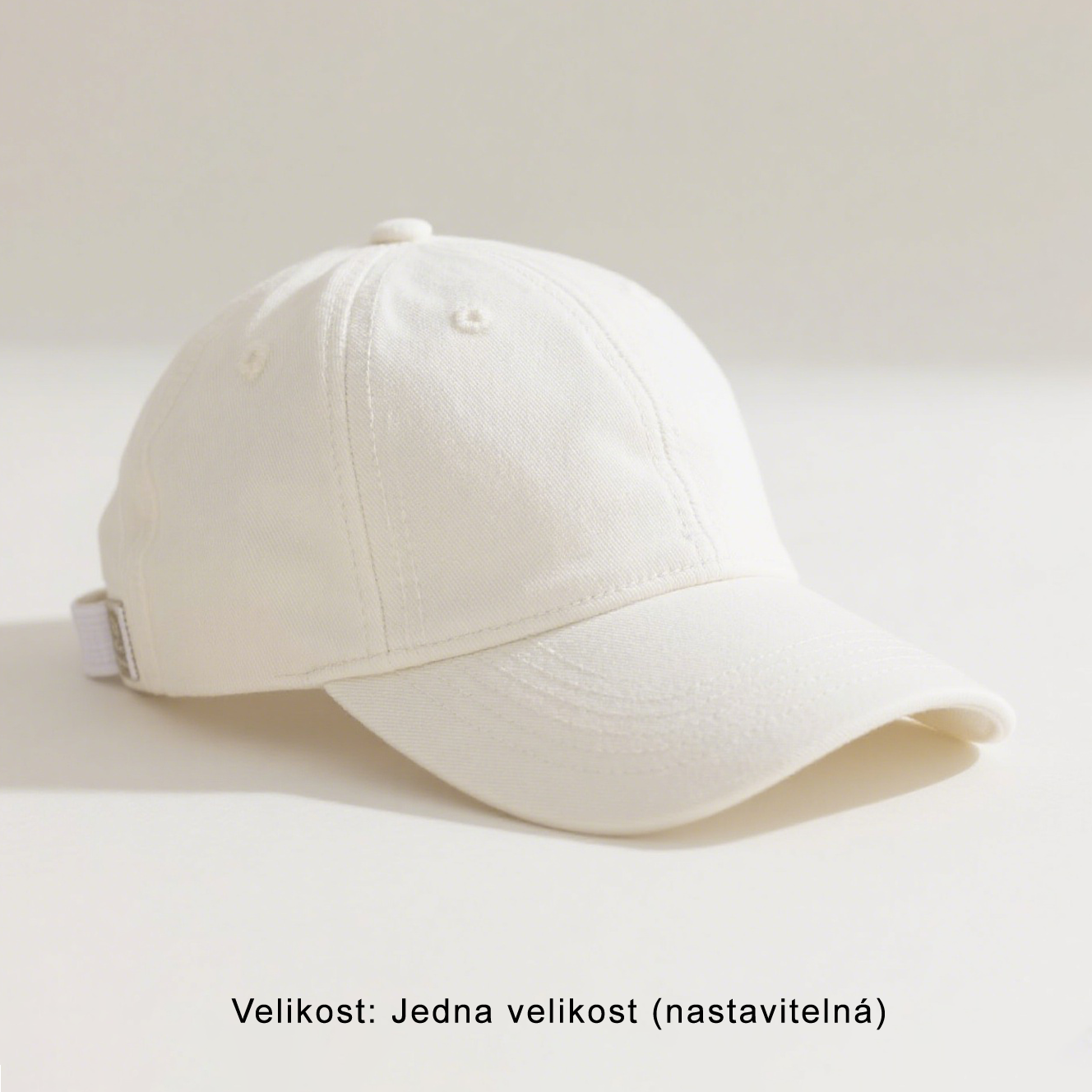 Baseballová čepice s nastavitelným zapínáním