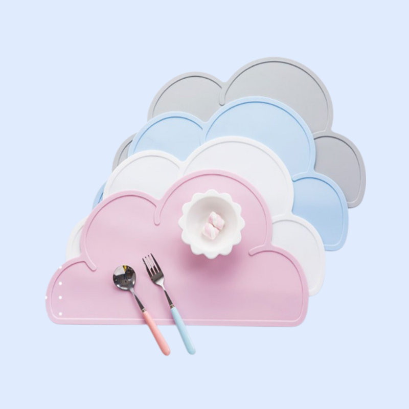 에코매트 방수가 되어 세척이 용이하다 구름 큐티 펫 공기 매트 강아지 고양이 실리콘 미끄럼 방지 패드