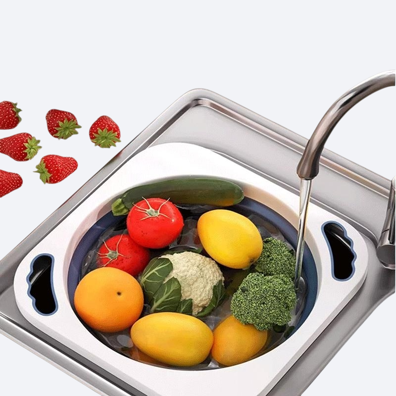 折りたたみ滑り止め多機能野菜洗い鉢