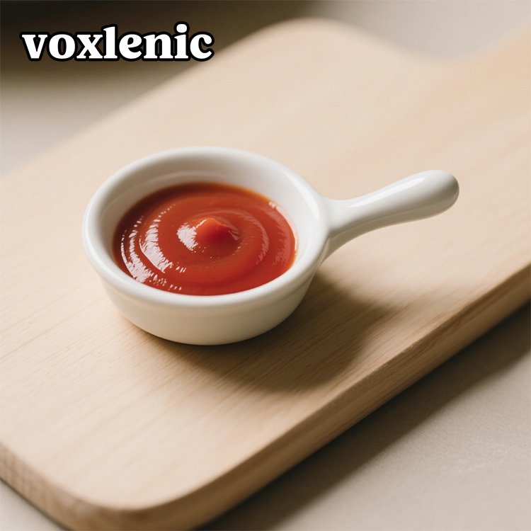 陶器製ディップソース皿