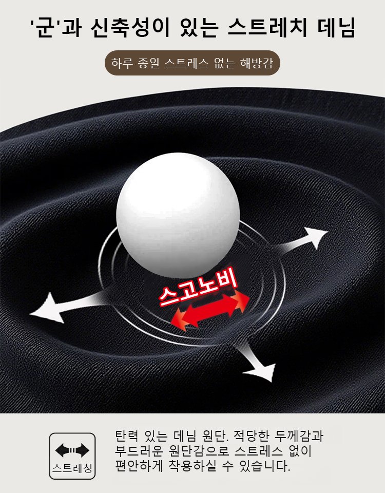 【힙업 다리 커버형】하이웨이스트 루즈핏 여성용 데님 와이드 팬츠