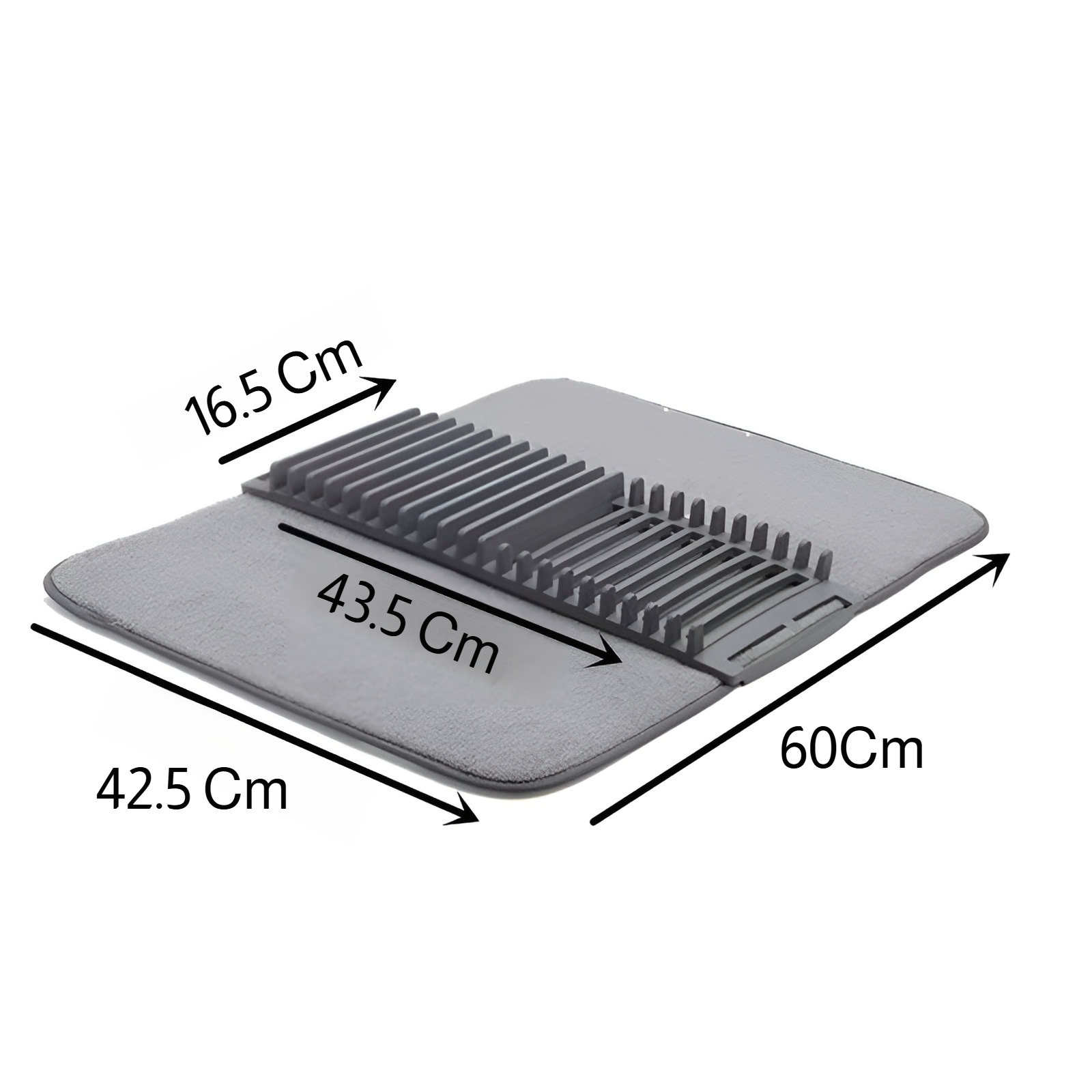 キッチンラック 排水ラック 食器収納ラック 2in1 食器収納ラック 滑り止め吸収パッド
